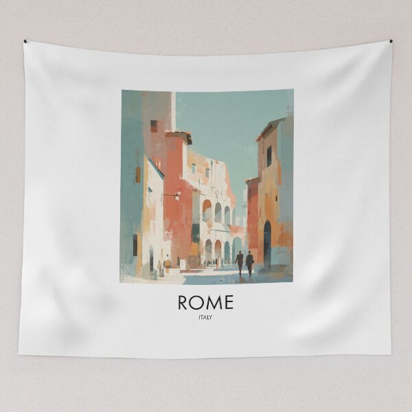 Item preview, Rome – Italy Street Scene Travel Print designed and sold by MarkedArtPrints.
