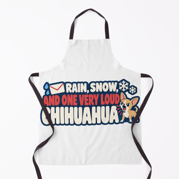 Item preview, Rain, Snow and One Very Loud Chihuahua Mail Carrier designed and sold by eignvalue.