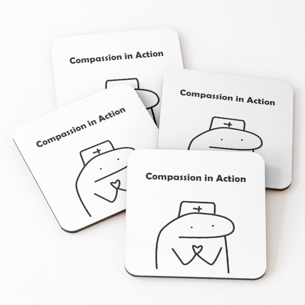 Item preview, Cute Compassion in Action Nurse Cartoon designed and sold by darkskinbender.