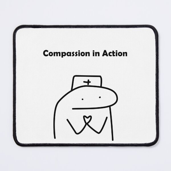 Item preview, Cute Compassion in Action Nurse Cartoon designed and sold by darkskinbender.