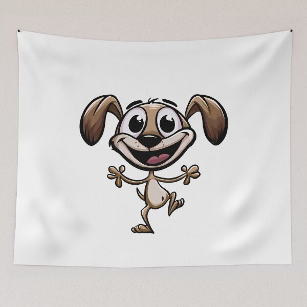 Item preview, Cute Happy Dog designed and sold by Retro Whimsy.