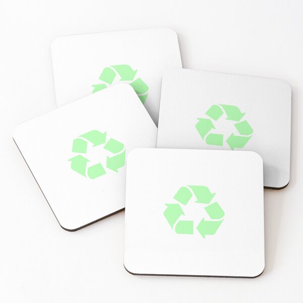Item preview, Recycling Symbol Pastel Green designed and sold by SlimyFish.