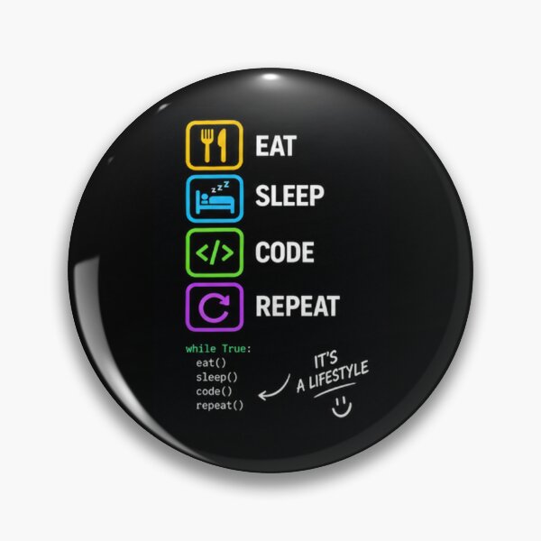Item preview, Eat, Sleep, Code, Repeat designed and sold by fotofredda.