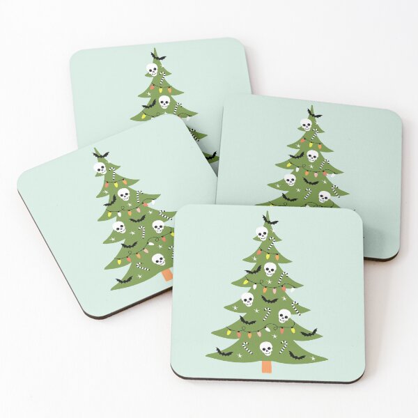 Item preview, Spooky Christmas Tree (green) designed and sold by Britt Whitaker Design.