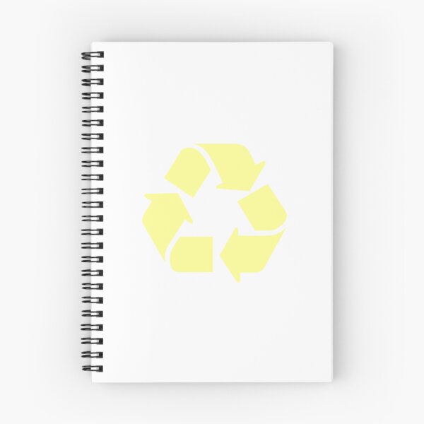 Item preview, Recycling Symbol Pastel Yellow designed and sold by SlimyFish.