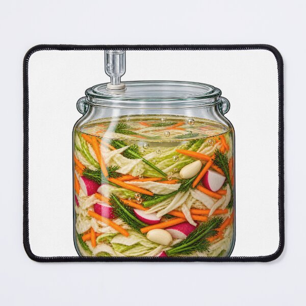 Item preview, Home Fermentation Bubbling Vegetable Crock designed and sold by Philippa Shop.
