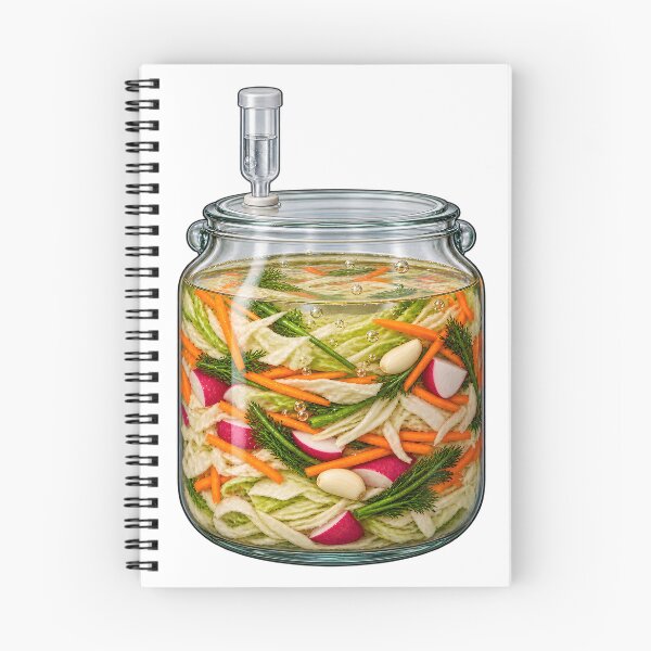 Item preview, Home Fermentation Bubbling Vegetable Crock designed and sold by Philippa Shop.
