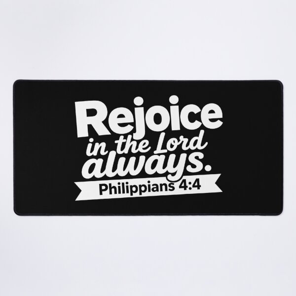 Item preview, Philippians 4:4 Rejoice in the Lord always designed and sold by plushism.