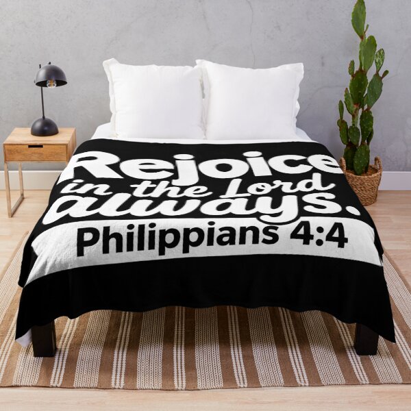 Item preview, Philippians 4:4 Rejoice in the Lord always designed and sold by plushism.