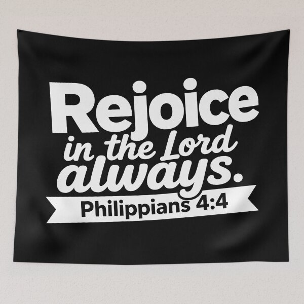 Item preview, Philippians 4:4 Rejoice in the Lord always designed and sold by plushism.