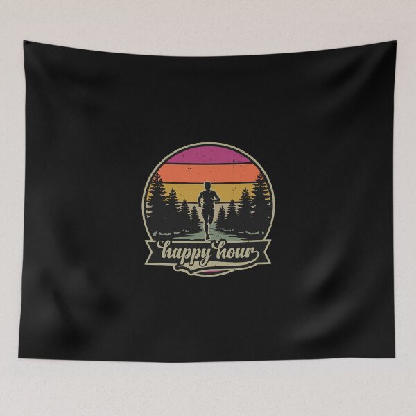 Item preview, Happy Hour Running Runner Jogger Marathon Fitness designed and sold by PopStars1993.