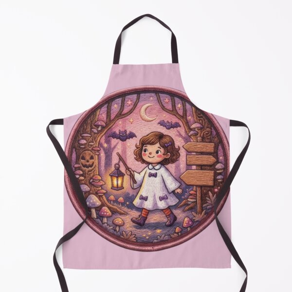 Item preview, Enchanted Forest Lantern Girl Halloween Bedding designed and sold by Azurart2.