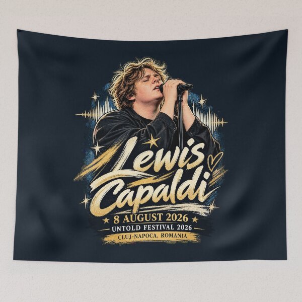 Item preview, Lewis Capaldi Untold Festival 8 August 2026 designed and sold by AndyGordon125.