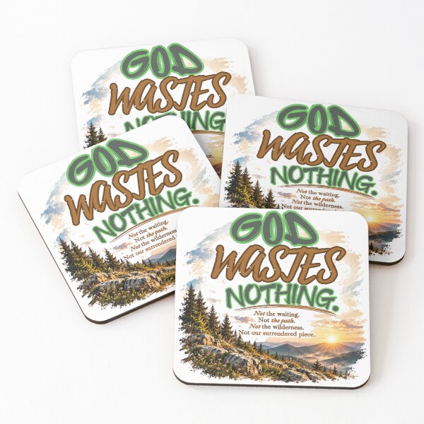 Item preview, God Wastes Nothing | Christian Encouragement & Faith Design designed and sold by ThinkOnThis.