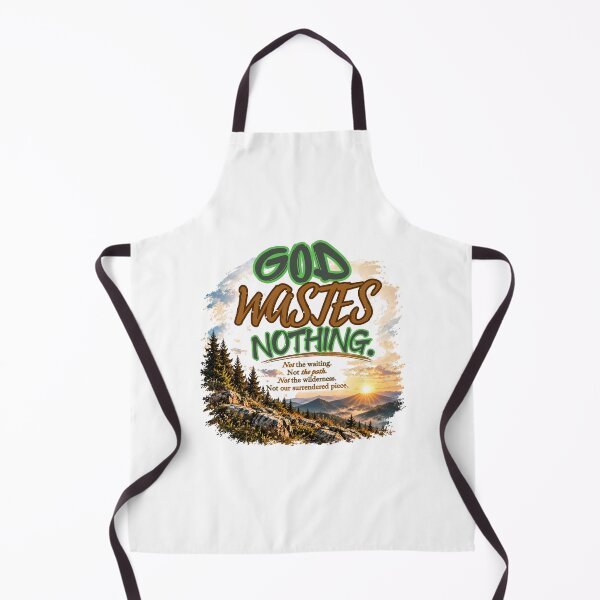 Item preview, God Wastes Nothing | Christian Encouragement & Faith Design designed and sold by ThinkOnThis.