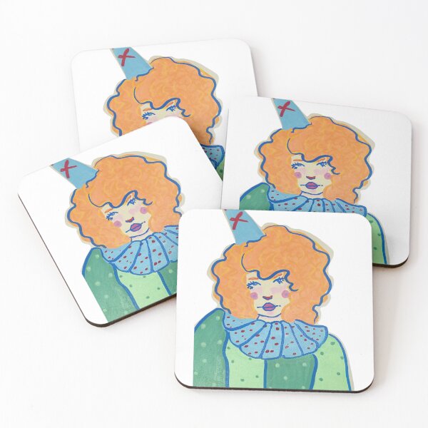 Item preview, Cute clown  designed and sold by LeoMoonARTShop.
