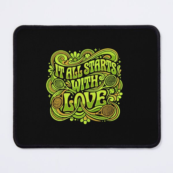 Item preview, It All Starts With Love Tennis Player Fan designed and sold by PopStars1993.