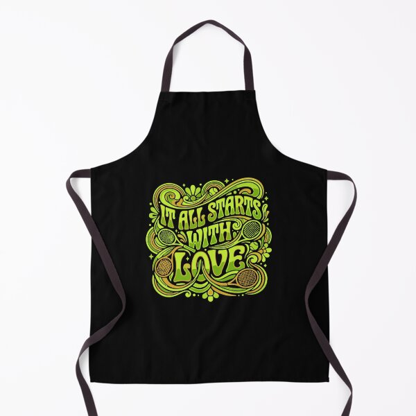 Item preview, It All Starts With Love Tennis Player Fan designed and sold by PopStars1993.