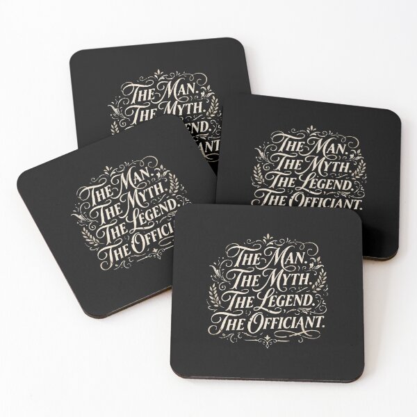 Item preview, The Man The Myth The Legend The Officiant Wedding Officiant  designed and sold by PopStars1993.