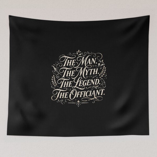 Item preview, The Man The Myth The Legend The Officiant Wedding Officiant  designed and sold by PopStars1993.