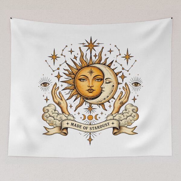 Item preview, Made Of Stardust Celestial Vintage Astrology Design designed and sold by gabicoutodesign.
