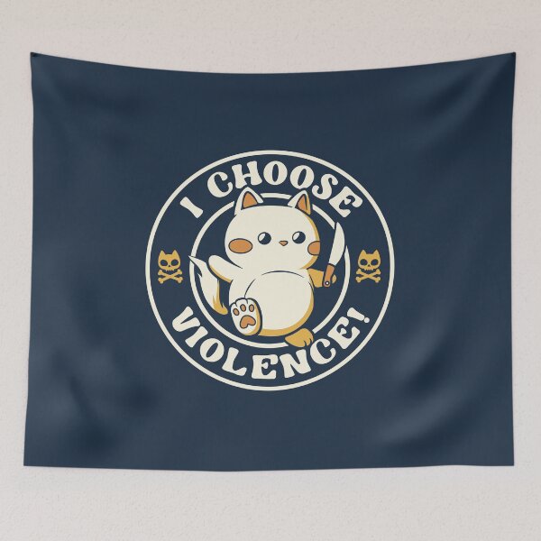 Item preview, I Choose Violence Cat 2026 designed and sold by Tobe Fonseca®.