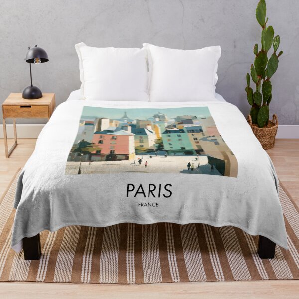 Item preview, Paris – France Street Scene Travel Print designed and sold by MarkedArtPrints.