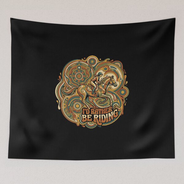 Item preview, I'd Rather Be Riding Horse Rider Equestrian Enthusiast designed and sold by PopStars1993.