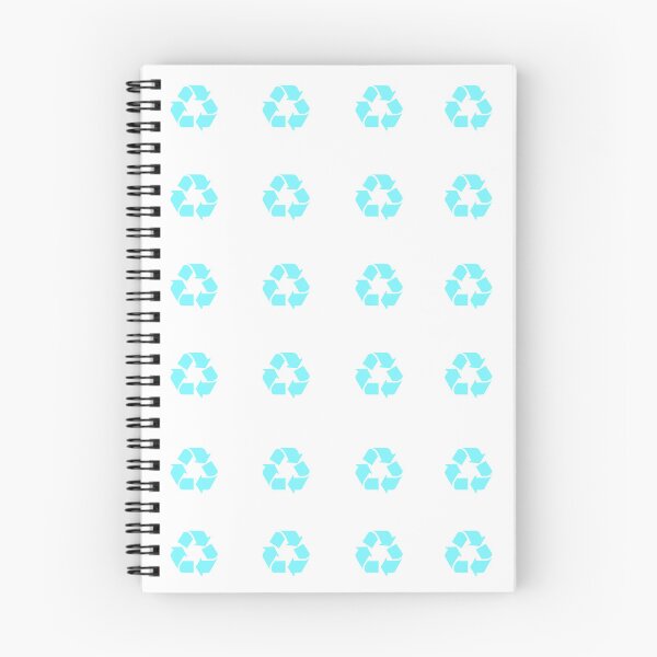Item preview, Recycling Symbol Pastel Blue Sticker Pack/Sheet- Large Size designed and sold by SlimyFish.