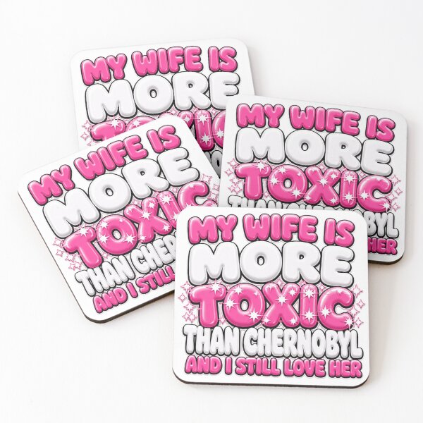 Item preview, "My Wife Is More Toxic Than Chernobyl Funny Sarcastic Shirt" designed and sold by CopyVibes.