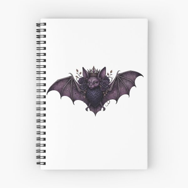 Item preview, Gothic Bat Queen with Crown and Black Roses designed and sold by Rariks.