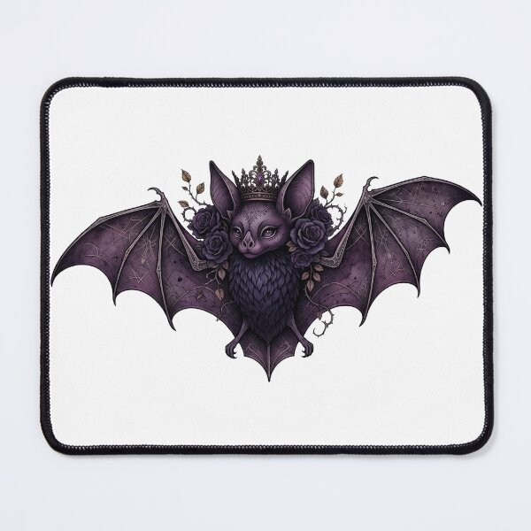 Item preview, Gothic Bat Queen with Crown and Black Roses designed and sold by Rariks.