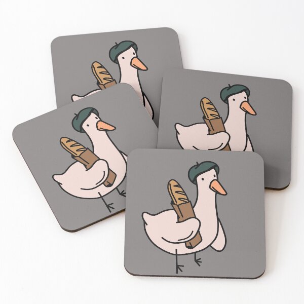 Item preview, Duck with A Tasty Baguette designed and sold by KandKKrafts.