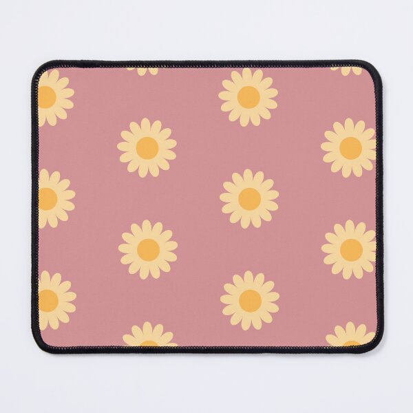 Item preview, Retro Simple Scandi Daisies in Blush + Cream designed and sold by YesterdayColl.