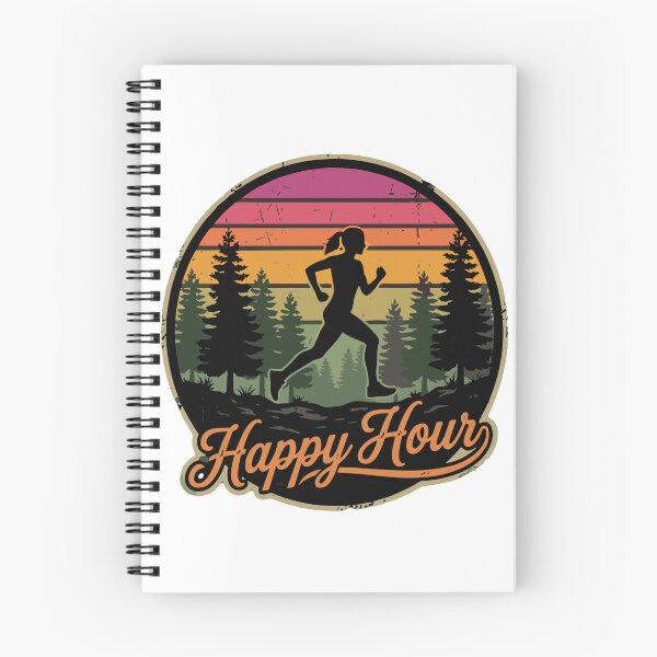 Item preview, Happy Hour Running Woman Runner Jogger Fitness Marathon designed and sold by SofiBlair.