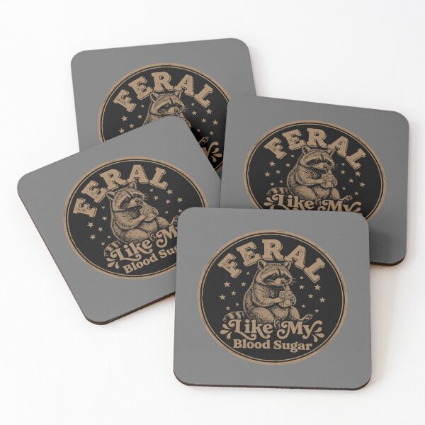 Item preview, Feral Like My Blood Sugar Diabetes Humor Diabetic Insulin Blood Glucose designed and sold by SofiBlair.