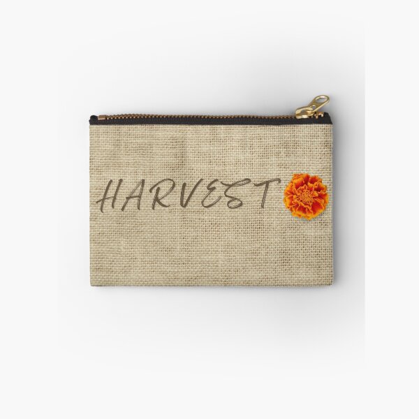 Item preview, Harvest Marigold Floral Linen Texture Art designed and sold by OlhaTironArt.