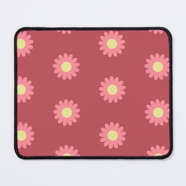 Item preview, Retro Simple Scandi Daisies in Dark Blush designed and sold by YesterdayColl.