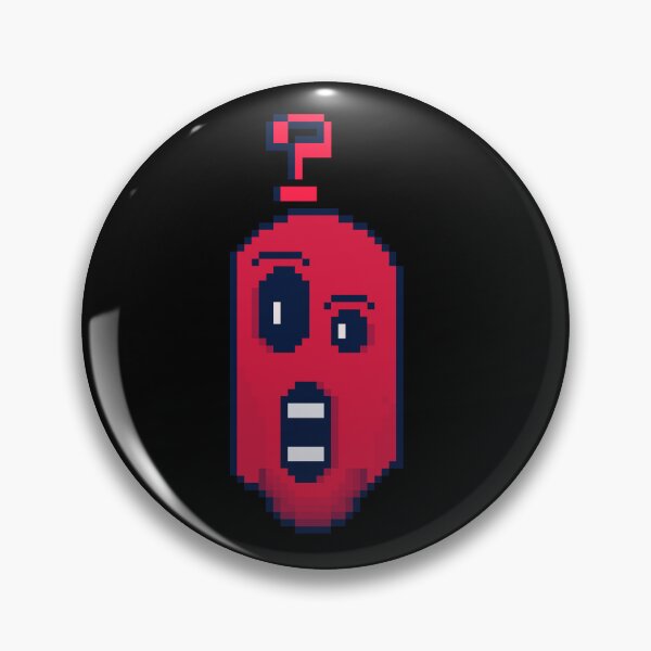 Item preview, Pixel Art Red Ghost designed and sold by RetroRlx.