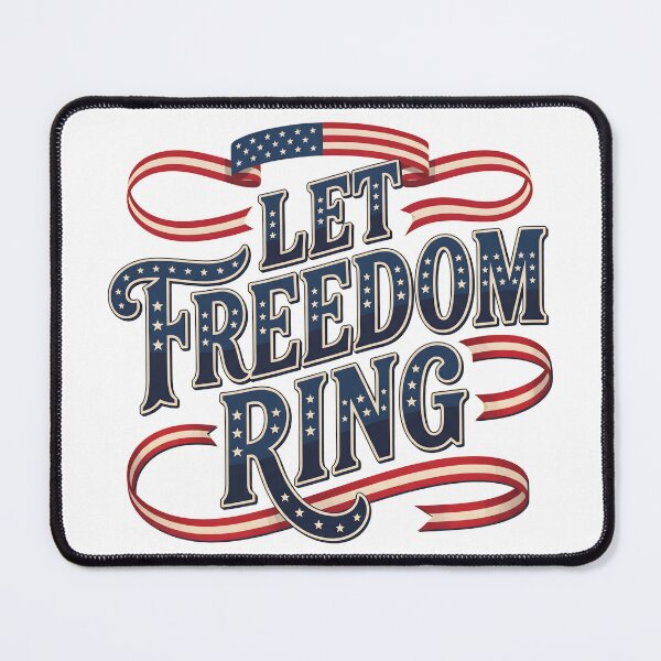 Item preview, Let Freedom Ring Patriotic USA Americana designed and sold by JumpJammiesTees.