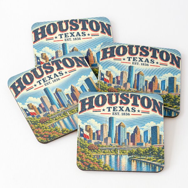 Item preview, Vintage Houston Texas Skyline Adventure designed and sold by T-Motive.