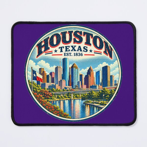 Item preview, Vintage Houston Texas Skyline Adventure designed and sold by T-Motive.