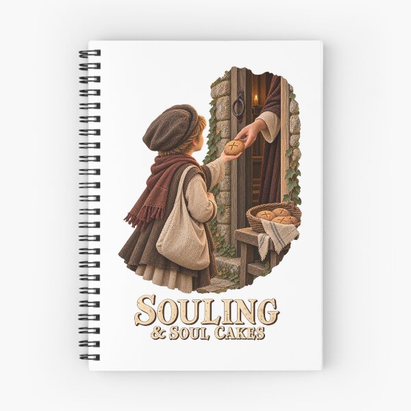 Item preview, Souling & Soul Cakes — All Souls’ Day Heritage Art designed and sold by Larkfound Studio.