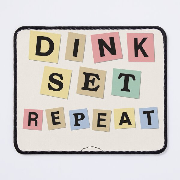 Item preview, Dink Set Repeat Funny Pickleball Design designed and sold by CourtCultureHQ.