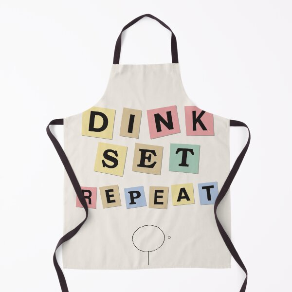 Item preview, Dink Set Repeat Funny Pickleball Design designed and sold by CourtCultureHQ.