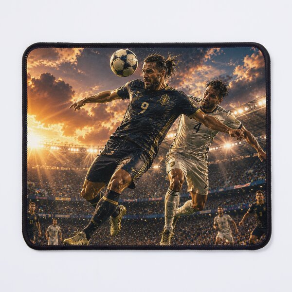 Item preview, Epic Football Battle – Soccer Players Action Stadium Sunset designed and sold by ZYVARENNE.