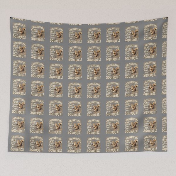 Item preview, I Don't Have A Short Attention Span I Just Oh Look A Squirrel Funny Animal Lover Humor designed and sold by SofiBlair.