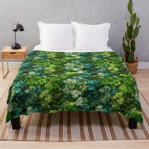 Item preview, Lush Green Moss and Succulents Botanical Pattern designed and sold by NTGUILTY.