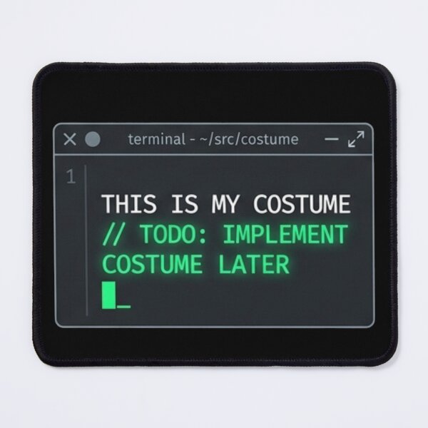 Item preview, This Is My Costume Programmer Coder Terminal Lazy Halloween T-Shirt designed and sold by TeNovaStudio ⭐⭐⭐⭐⭐.