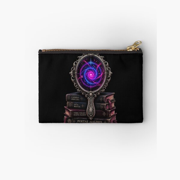 Item preview, Gothic Steampunk Neon Mirror Dark Academia Books designed and sold by LazyDayzCo.